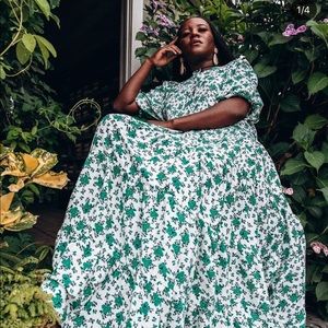 Zara floral print dress